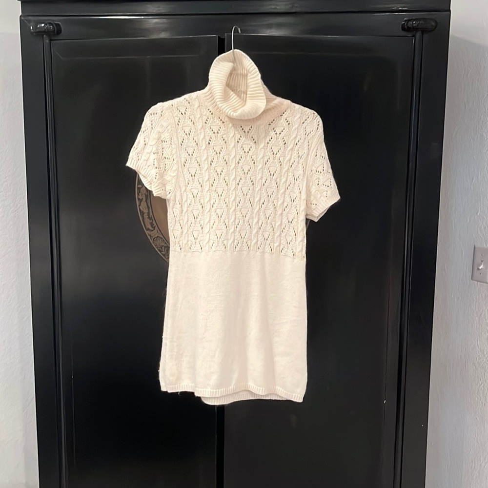 Michael by Michael Kors angora mix turtleneck sweater tunic.